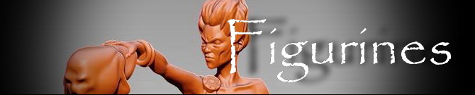 Sculpture 3d Sorciere - Yann